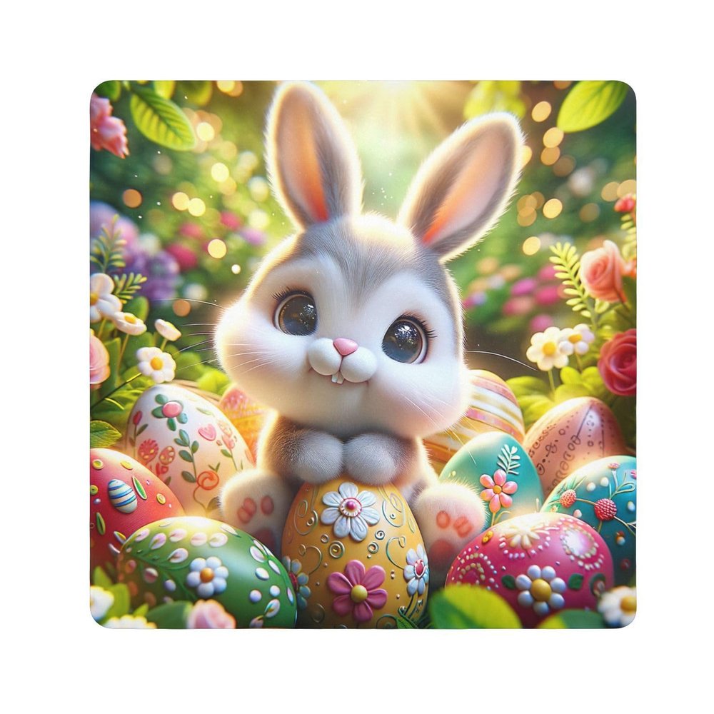 ODAWA Scratch-Resistant Camera Wrap, Colorful Easter Eggs, 45 x 45 cm