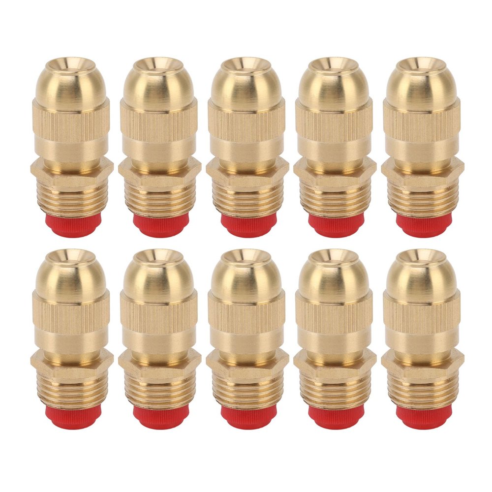 10-Pack G1/2 Male-Thread Adjustable Sprinkler Nozzles, Large Body