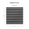 IUVYTA Black Pegboard Wall Organizer Kit view 2