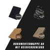 md-textil A6 Document Wallet with Zipper (Black) view 2