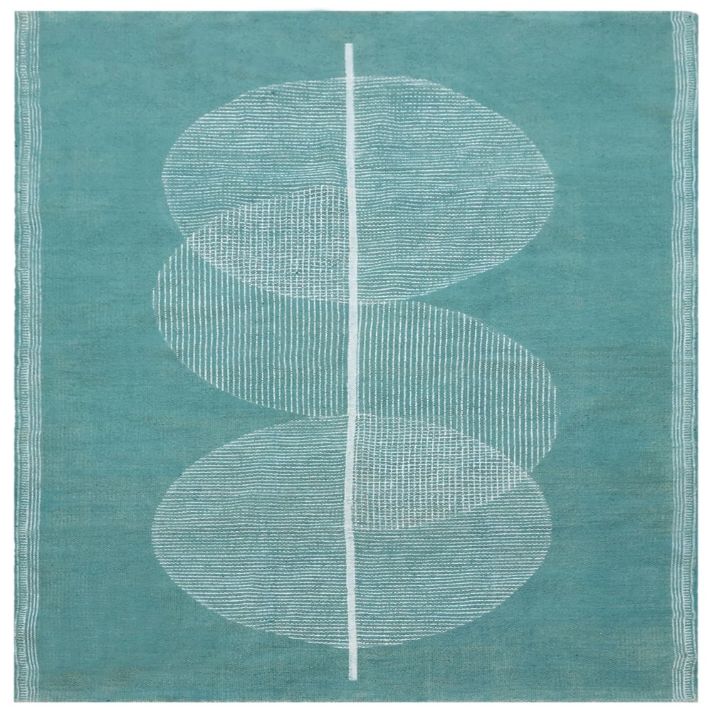 Cotton Runner, 5 x 45 cm, Boho Runner for Indoor and Outdoor Use, 0.5 cm Thick, Easy to Wash, Hand Wash, Flat-Weave Cotton Rug for Kitchen, Bedside, and Entryway