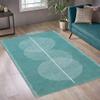 Cotton Runner, 5 x 45 cm, Boho Runner for Indoor and Outdoor Use, 0.5 cm Thick, Easy to Wash, Hand Wash, Flat-Weave Cotton Rug for Kitchen, Bedside, and Entryway view 2