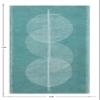 Cotton Runner, 5 x 45 cm, Boho Runner for Indoor and Outdoor Use, 0.5 cm Thick, Easy to Wash, Hand Wash, Flat-Weave Cotton Rug for Kitchen, Bedside, and Entryway view 3