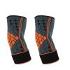 HYFEUOKF Elbow Pads, 2-Pack, Adjustable Sports Elbow Support for Tennis Elbow, Orange, Size M view 1