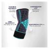 HYFEUOKF Elbow Pads, 2-Pack, Adjustable Sports Elbow Support for Tennis Elbow, Orange, Size M view 4