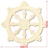 Wooden Dharma Wheel V2, 5–50 cm, Single or Sets of 10, 25, 50, or 100 view 3