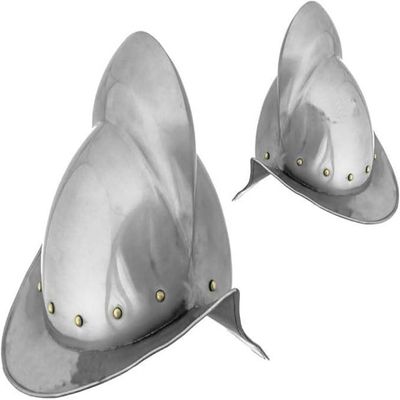 Medieval Spanish Comb Morion Steel Helmet for SCA, LARP, and Renaissance Costumes