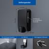HyPaFol 500 ml Soap Dispenser, Refillable, Matte Black, Wall-Mounted view 2