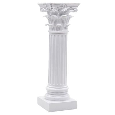 Greek Column Resin Statue for Garden Decoration, Indoor and Outdoor Sculpture