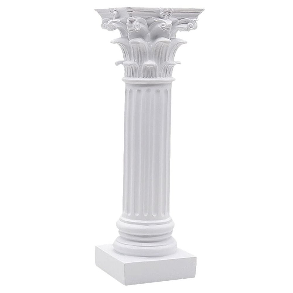 Greek Column Resin Statue for Garden Decoration, Indoor and Outdoor Sculpture
