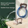 MNSSRN Metal Garden Hose Holder, Wall-Mounted Storage Rack view 3