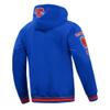 Pro Standard Men's NBA New York Knicks Retro Classics Pullover Hoodie, Royal Blue/Orange, L view 2