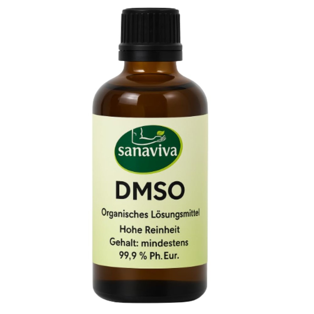 sanaviva DMSO 99.9% Ph. Eur. Dimethyl Sulfoxide, 100 mL, Undiluted