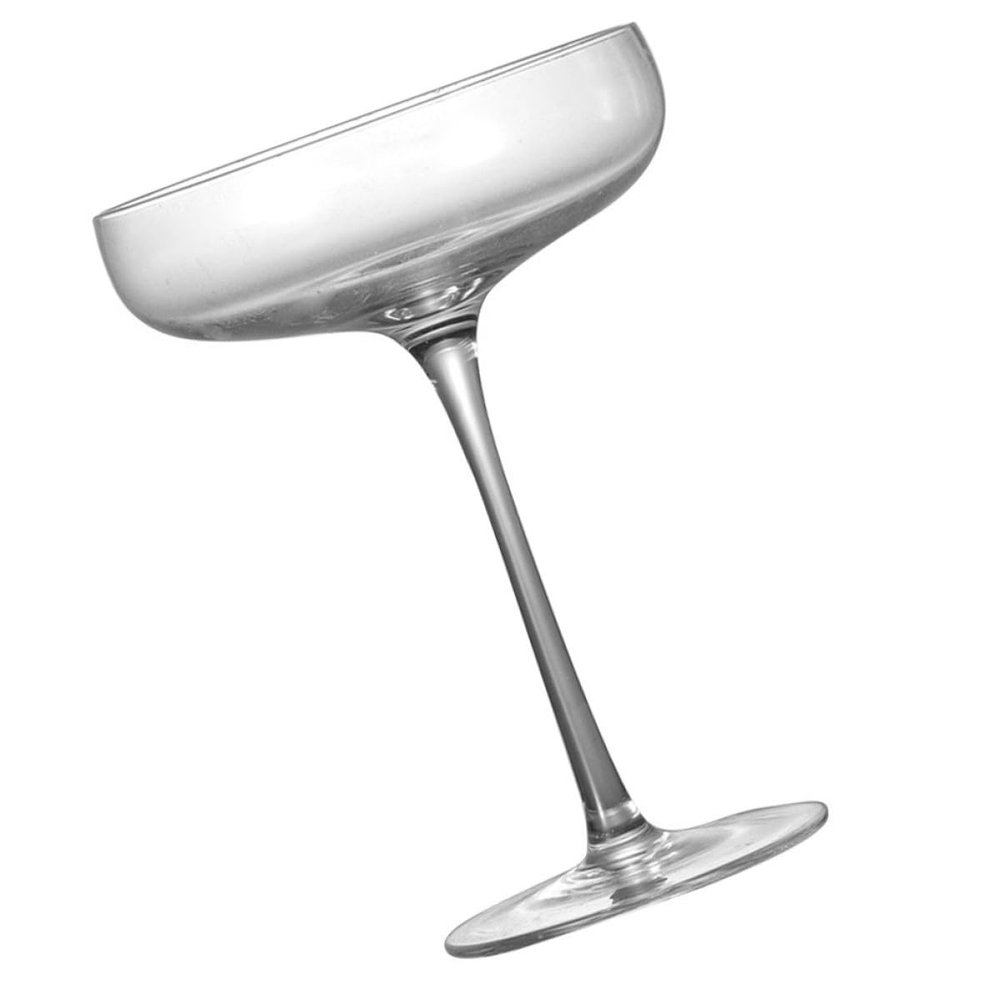 Veemoon Crystal Champagne Coupes for Cocktails and Sparkling Wine