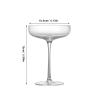 Veemoon Crystal Champagne Coupes for Cocktails and Sparkling Wine view 2
