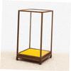 IMIKEYA Transparent Glass Display Case for Buddha Statues and Collectibles view 4