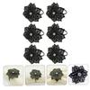 Cabilock 30-Piece Halloween Flower Napkin Ring Set view 3