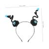 Blue Metal and Fabric Halloween Party Headband, Lightweight view 2