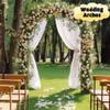 Generic Metal Rose Arch Trellis, Black, 120 x 220 cm view 4