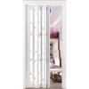 Retractable Flamingo-Pattern PVC Acrylic Accordion Door, Magnetic Closure, 104 x 203 cm view 1