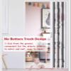 Retractable Flamingo-Pattern PVC Acrylic Accordion Door, Magnetic Closure, 104 x 203 cm view 3