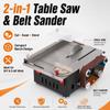 Mini Table Saw, 200 W, 7-Speed, Adjustable Angle, 10,000 RPM view 2