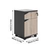 Small Under-Desk Filing Cabinet, 40 x 40 x 60 cm view 3