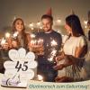 packra 45th Birthday Money Gift, Lucky Clover Wooden Guestbook Sign view 4