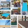 Balcony Shade Sail Privacy Screen, 460 x 600 cm, 98% UV Protection, Cream view 2