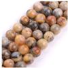 GF23-8 Natural Crazy Lace Agate Healing Stone Beads, 8 mm Round Loose Spacer Beads, 86–92 Pieces, 2 Strands view 1