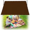 Rectangular Waterproof Shade Sail 300 x 340 cm, Brown view 1