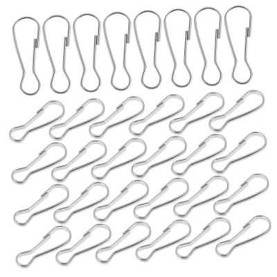 Stainless Steel Spring Clips, Silver, Compact and Lightweight