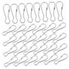 Stainless Steel Spring Clips, Silver, Compact and Lightweight view 1
