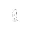 Stainless Steel Spring Clips, Silver, Compact and Lightweight view 2