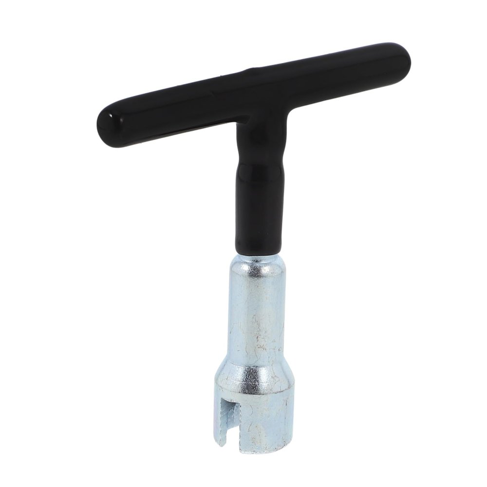 Steel Socket Wrench for Hooks and Screws, 12.8 mm, Silver