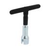 Steel Socket Wrench for Hooks and Screws, 12.8 mm, Silver view 1
