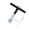 Steel Socket Wrench for Hooks and Screws, 12.8 mm, Silver view 2