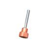 YINGDLEB 5-Piece M3 M4 M5 M6 Colorful Aluminum-Head Thumb Screws, Stainless Steel Thread, Orange M3 x 27 view 1