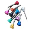 YINGDLEB 5-Piece M3 M4 M5 M6 Colorful Aluminum-Head Thumb Screws, Stainless Steel Thread, Orange M3 x 27 view 2