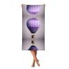 Lavender Hot Air Balloon Print Oversized Pool and Beach Towel view 1