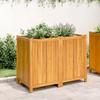 Lauuoeriau Home & Garden Planter with Insert, 100 x 50 x 75 cm, Solid Acacia Wood view 3