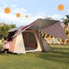 Pop-Up Camping Tent with Porch, Waterproof Instant Tent for 3–4 People view 2