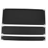 Toyvian 3-Piece Metal Rack Cabinet Panels for 1U, 2U, and 4U, Black view 1
