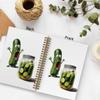 QLMX Pickle Gifts Spiral Notebook, Funny Journal for Pickle Lovers, Gifts for Women and Men, 14 x 21 cm view 3