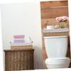 Storage Baskets, Set of 2, Paper Rope and Wood, with Handles view 3