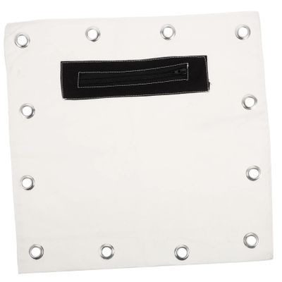 BCOATH White Boxing Wall Pad with Gloves and Nails