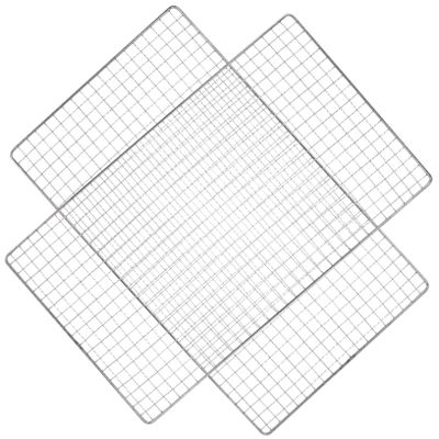 ORFOFE 2-Pack Stainless Steel Grill Grates, 44 x 26 cm