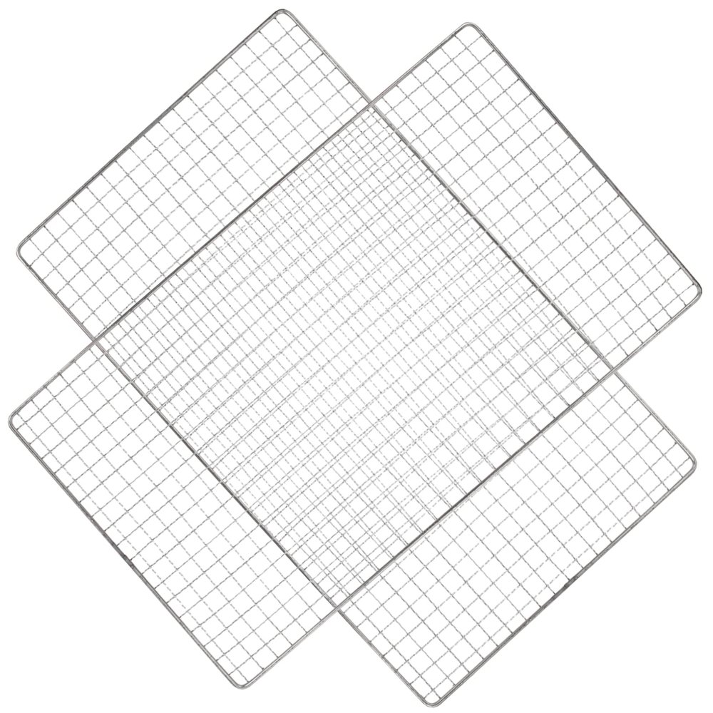 ORFOFE 2-Pack Stainless Steel Grill Grates, 44 x 26 cm