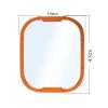 EAMOM Stainless Steel Metal Frame Glass Bumper Case Protector for Apple Watch Ultra 1/2 49 mm, iWatch Series SE 9 Ultra 2 (Titanium) view 3