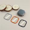 EAMOM Stainless Steel Metal Frame Glass Bumper Case Protector for Apple Watch Ultra 1/2 49 mm, iWatch Series SE 9 Ultra 2 (Titanium) view 4